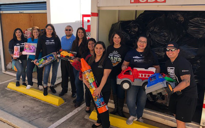 SAFD Toy Drive Sorting