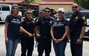 Kate- Kim and SAPD officers