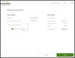 ECM Payment Information Pay Using Summary