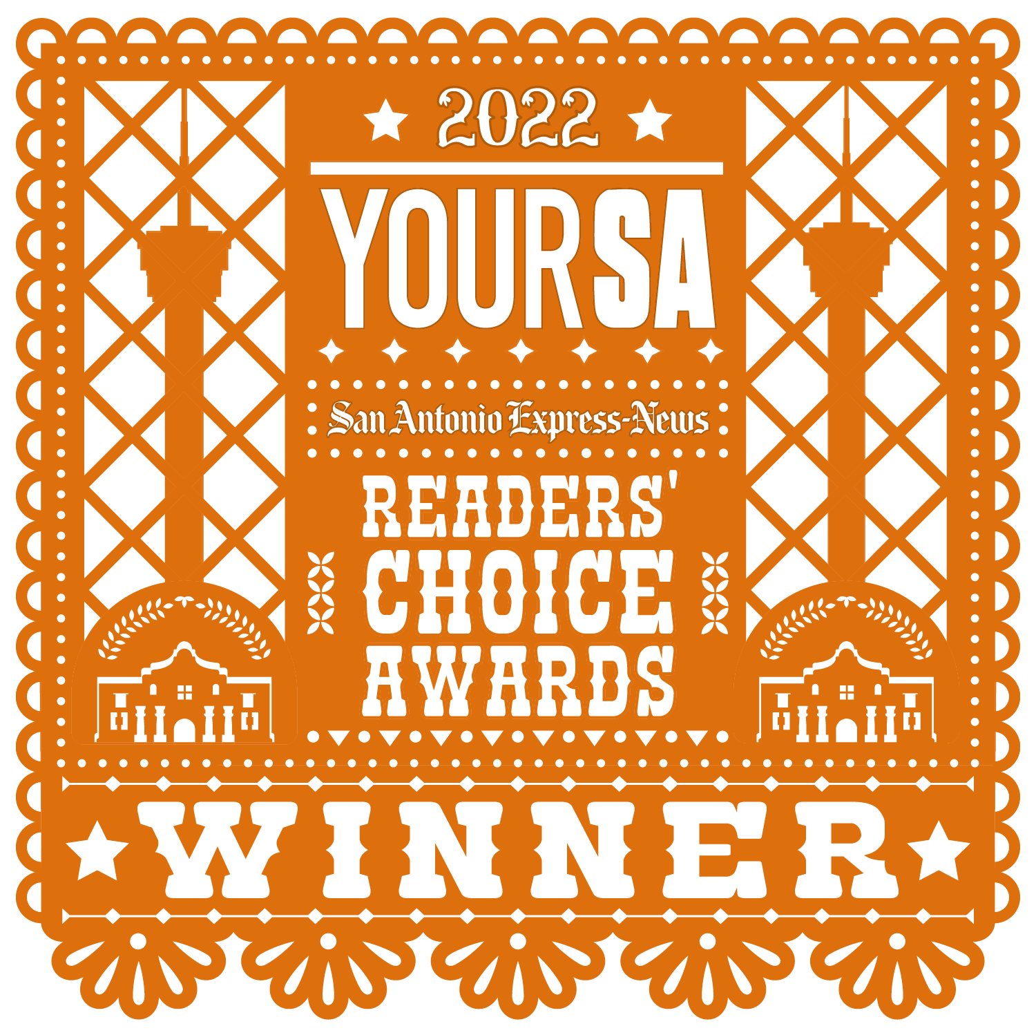 YourSA Readers' Choice Winner Decal