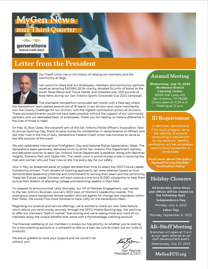 Q3 2022 Member Newsletter